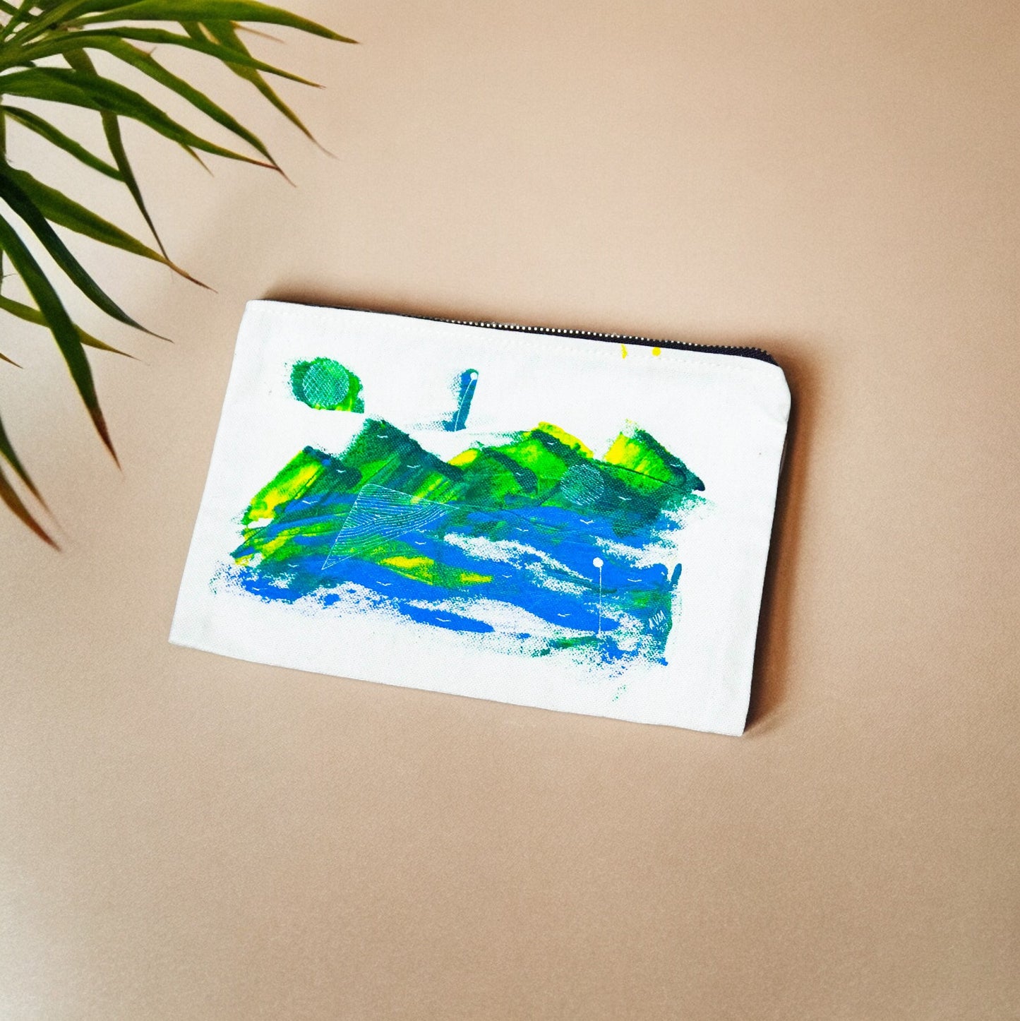 HANDPAINTED CARRY-ALL POUCH