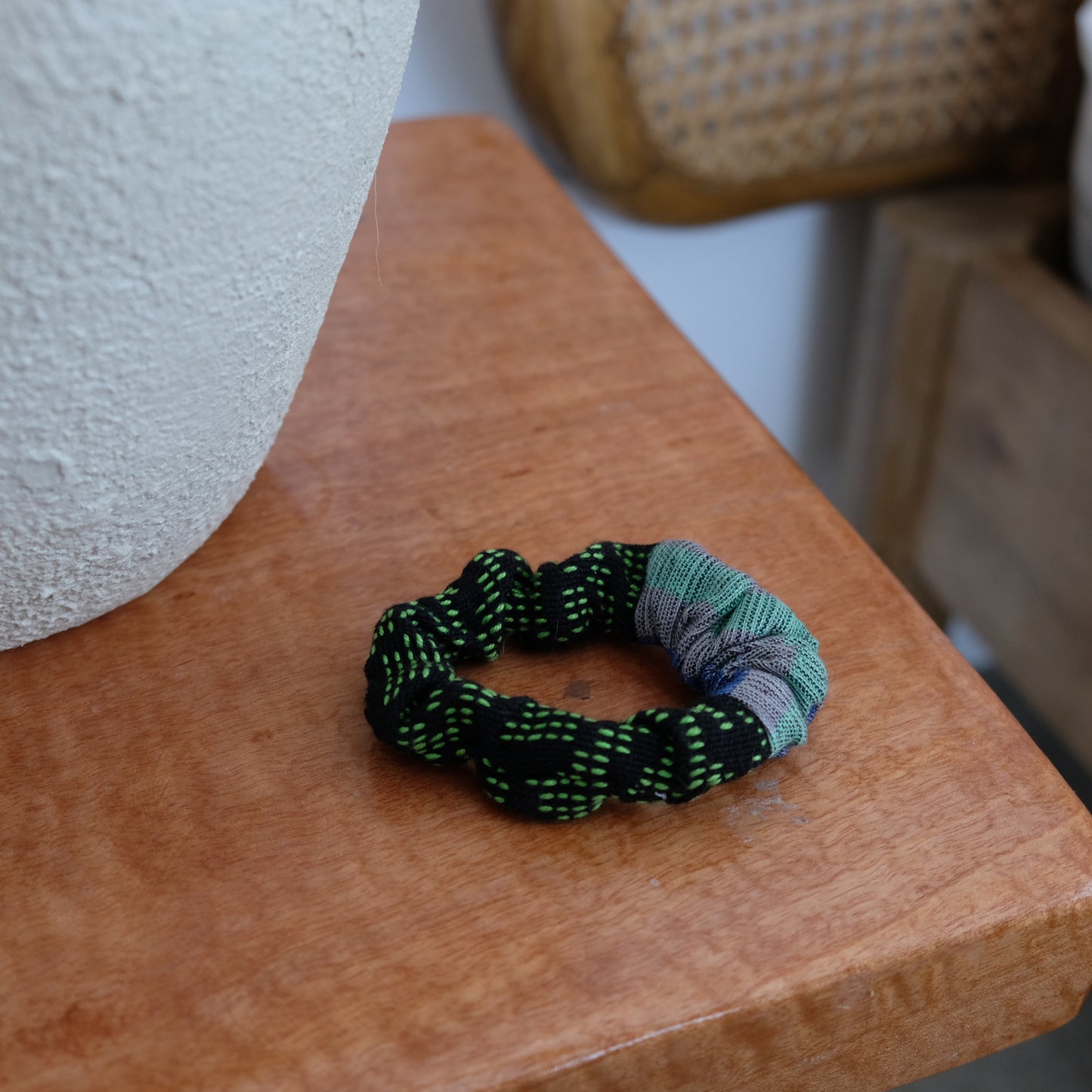 UPCYCLED WEAVE SCRUNCHIES