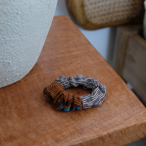UPCYCLED WEAVE SCRUNCHIES