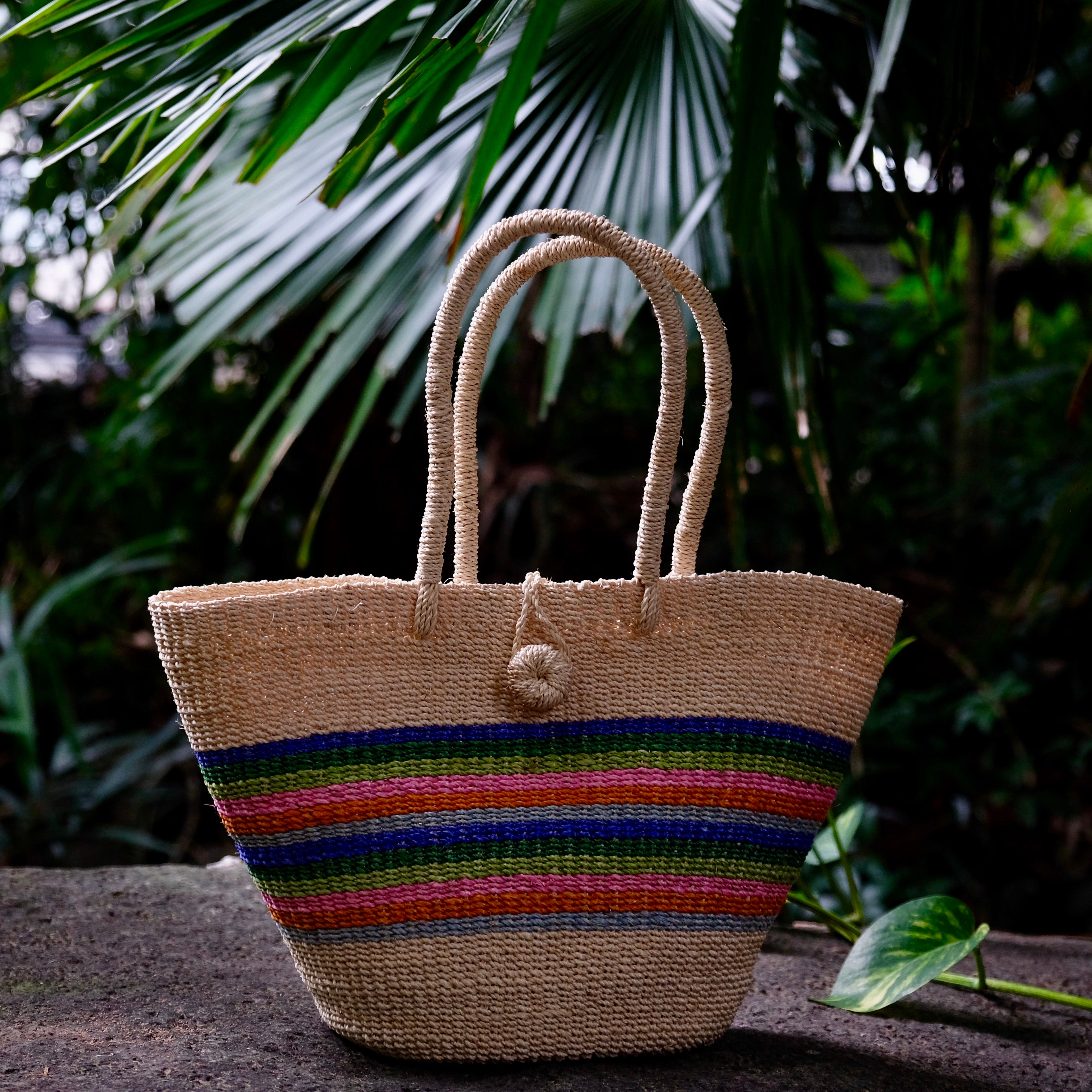 KATRINA MINI ABACA BEACH BAG