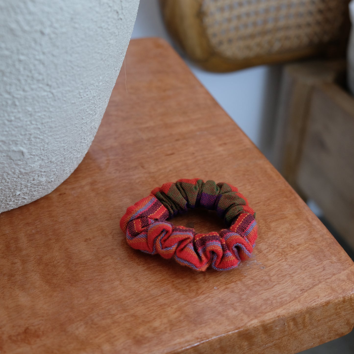 UPCYCLED WEAVE SCRUNCHIES