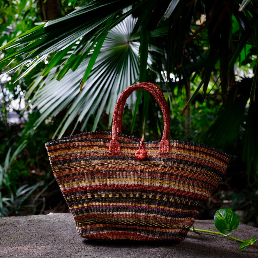 GINA ABACA BEACH BAG