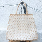 Load image into Gallery viewer, MACRAME ABACA BAG WITH CANVAS LINING
