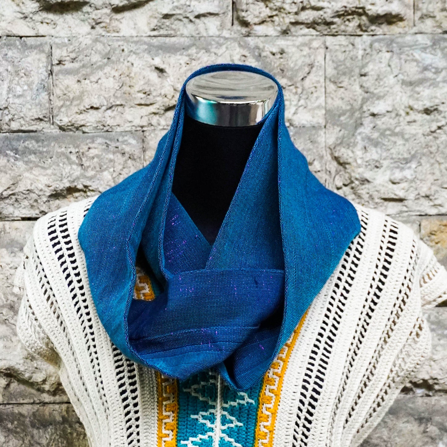 UPCYCLED WEAVE INFINITY SCARF