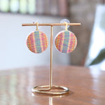 Load image into Gallery viewer, MARIKIT UPCYCLED WEAVE EARRINGS TROPICAL EMBER SERIES
