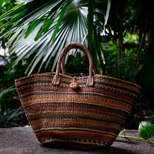 GINA ABACA BEACH BAG