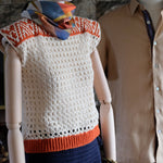 Load image into Gallery viewer, SOLIHIYA CROCHET TOP
