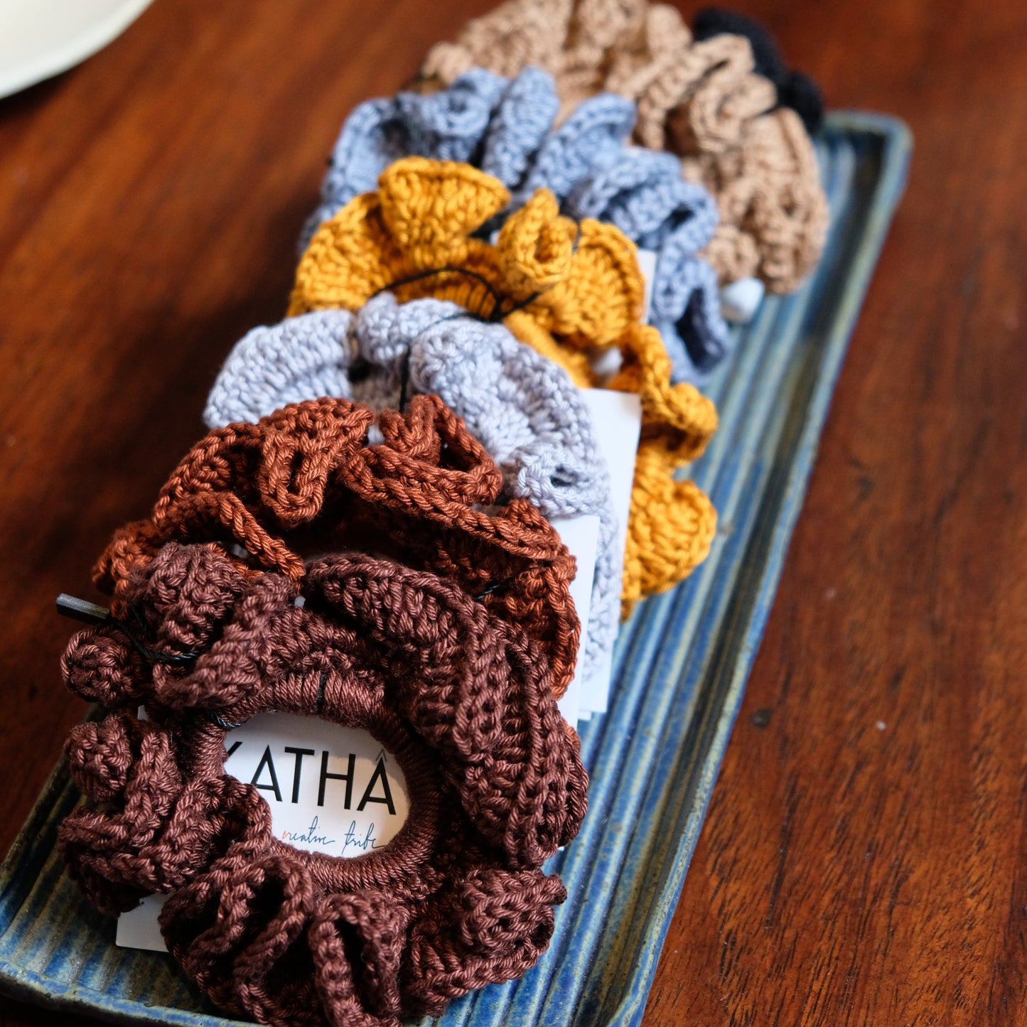 CROCHET SCRUNCHIES