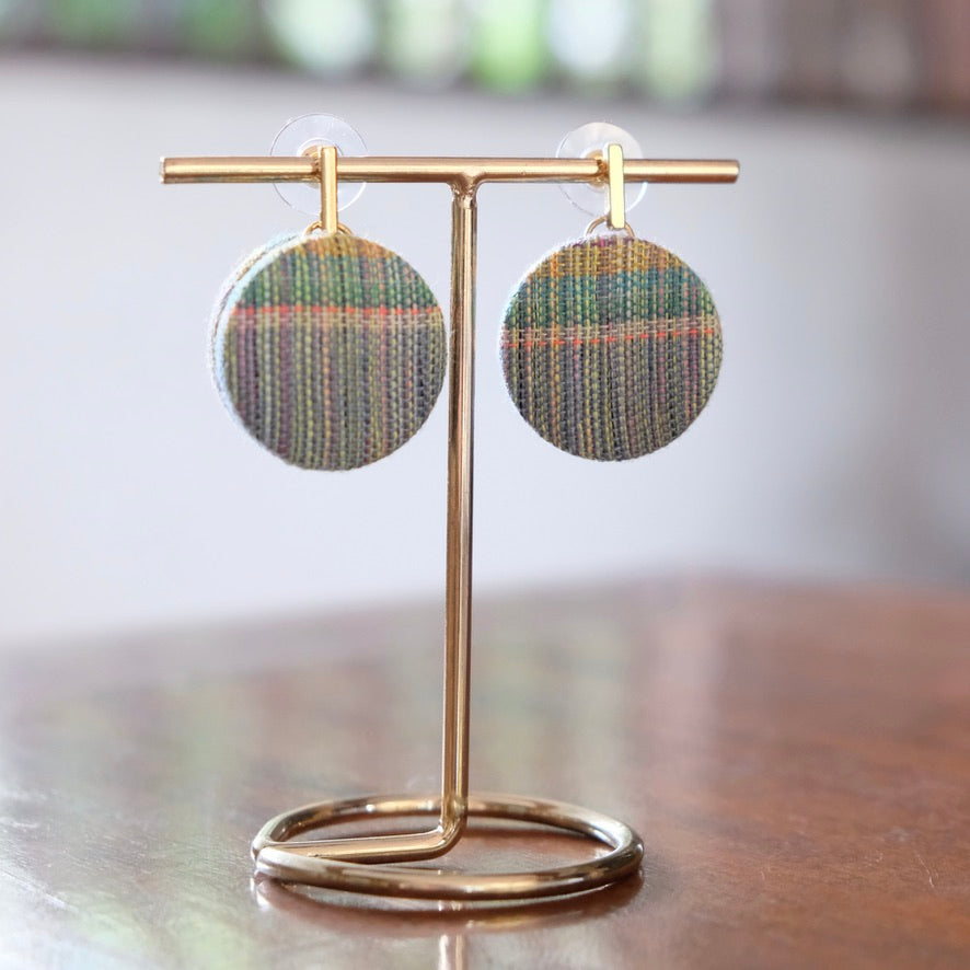 MARIKIT UPCYCLED WEAVE EARRINGS TROPICAL EMBER SERIES