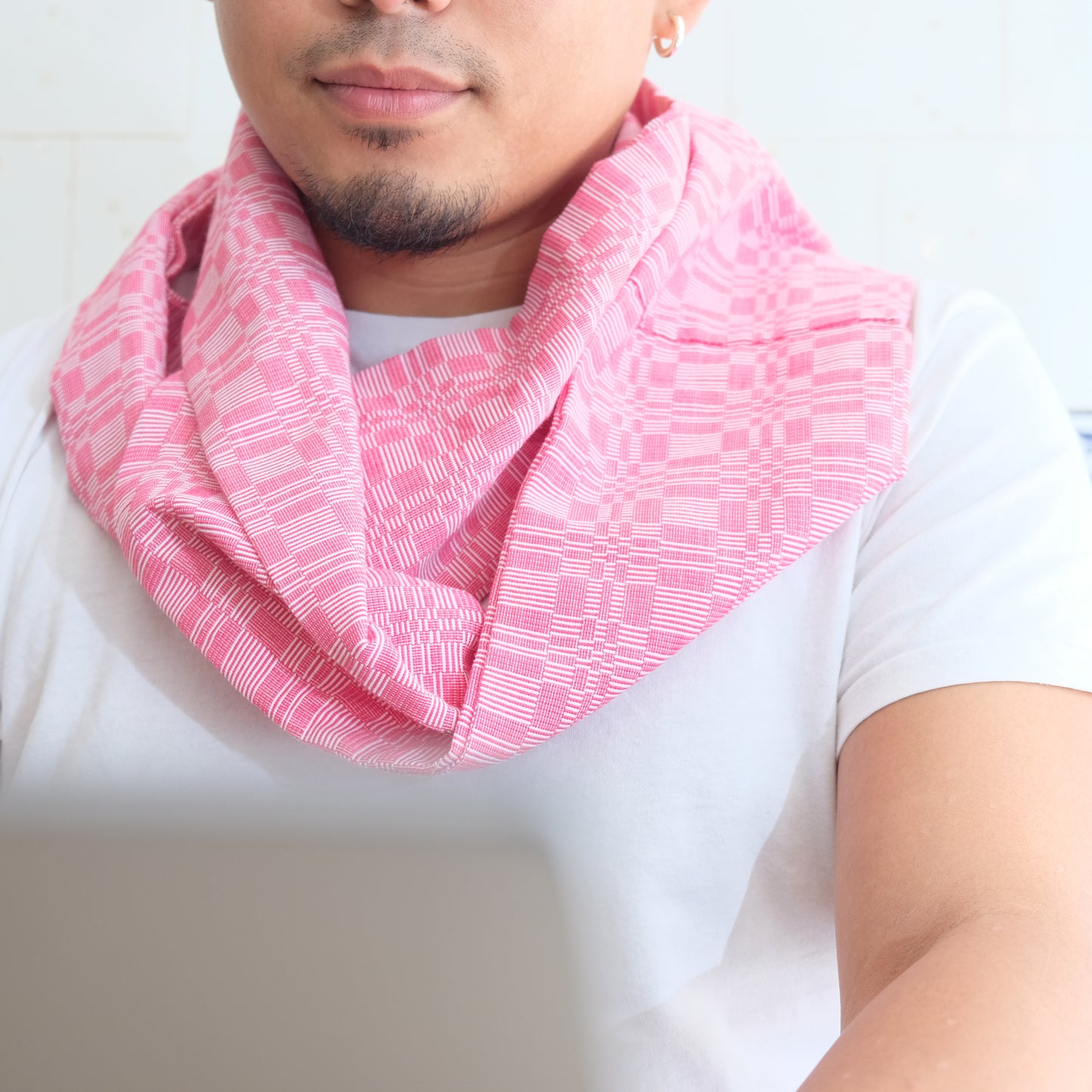 UPCYCLED WEAVE INFINITY SCARF