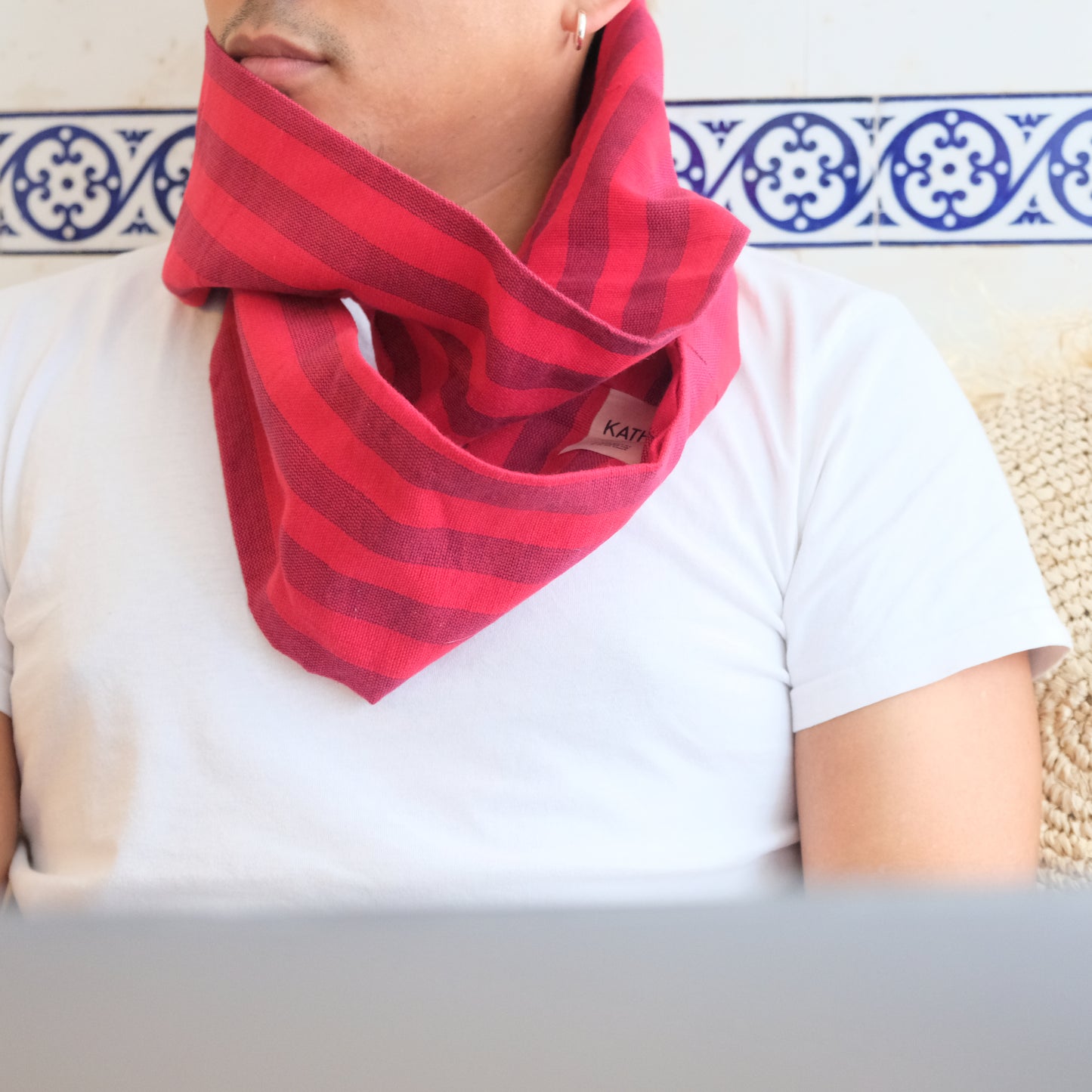 UPCYCLED WEAVE INFINITY SCARF
