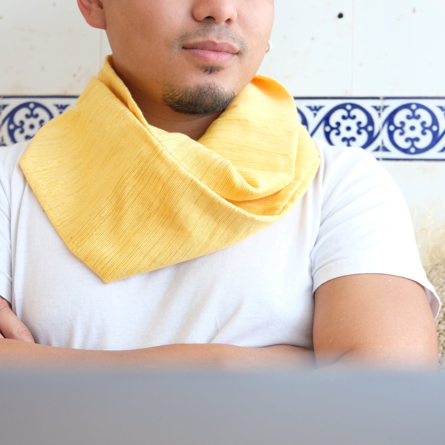 UPCYCLED WEAVE INFINITY SCARF