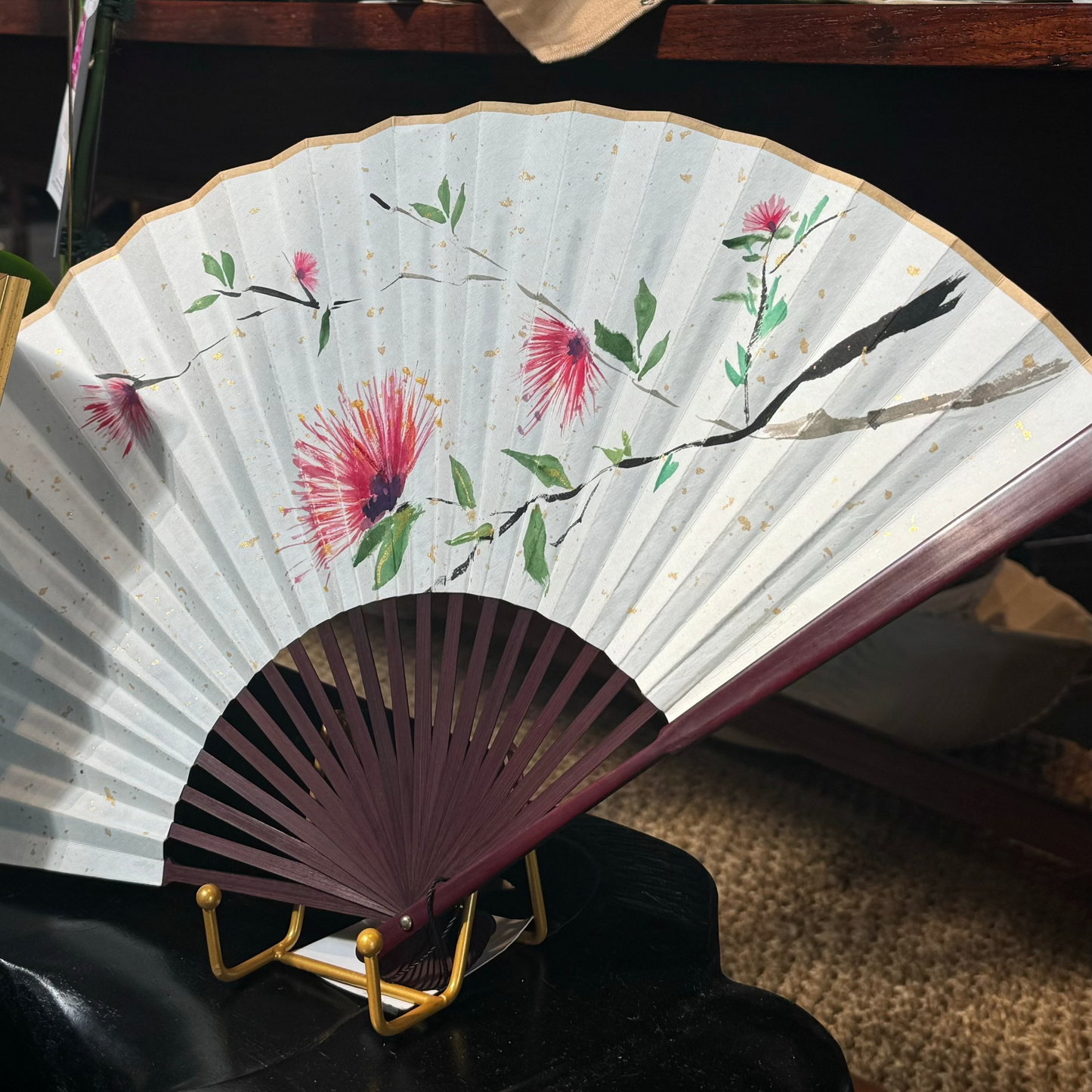 LARGE HANDPAINTED FANS