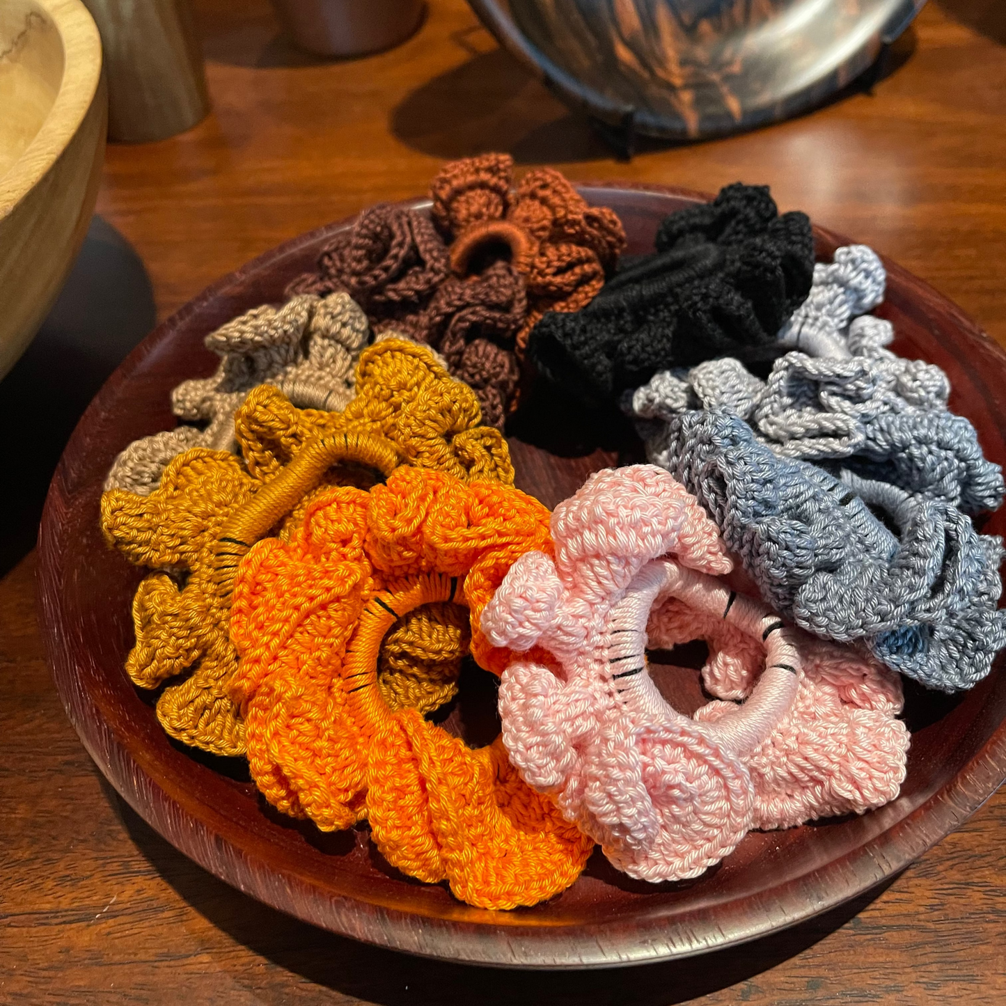CROCHET SCRUNCHIES