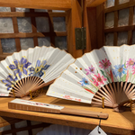 Load image into Gallery viewer, LARGE HANDPAINTED FANS
