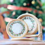 Load image into Gallery viewer, HOLIDAY CAPIZ COASTERS
