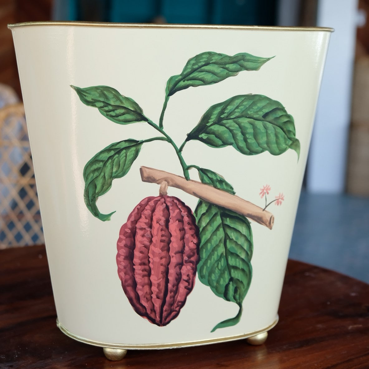 CACAO BEAN OVAL BIN