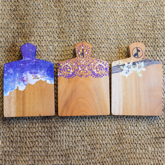 HANDPAINTED SMALL PADDLE BOARD