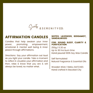 AFFIRMATION CANDLE