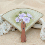 Load image into Gallery viewer, hand-painted traingular fan made with natural fibers from the Philippines

