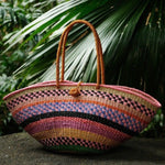 Load image into Gallery viewer, Samara Multicolored Abaca Beach Bag
