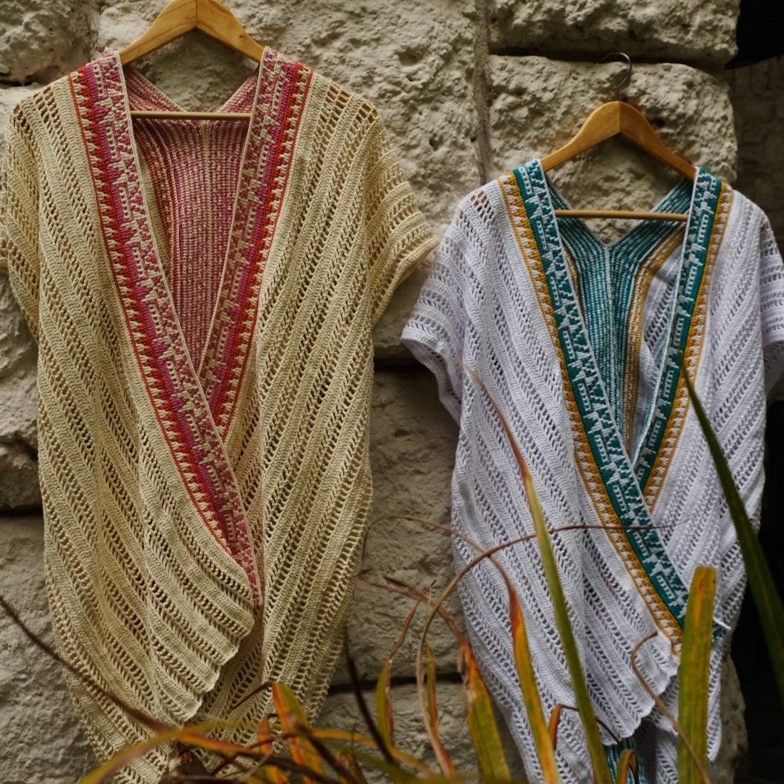 ERIN MOSAIC CROCHET KIMONO