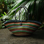 Load image into Gallery viewer, Samara Multicolored Abaca Beach Bag
