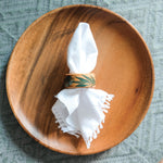 Load image into Gallery viewer, TROPICAL WOODEN NAPKIN RINGS
